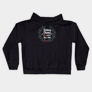 Eating Christmas Cookies For Both Kids Hoodie